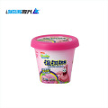 Heißer Verkauf 150 ml 5oz Gelee Ice Yoghurt Eiscreme pp IML in Form Kennzeichnung kleiner Plastikpuddingbecher mit Deckellöffel